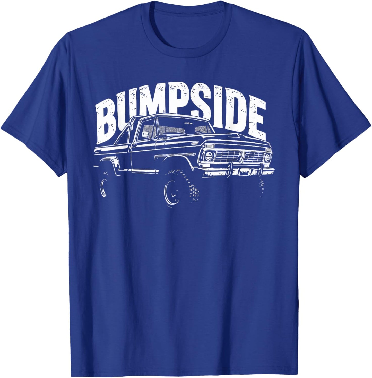 1969 Bumpside F Truck 4x4 Classic Old School Offroad Truck T-Shirt - T-Shirt | Royal