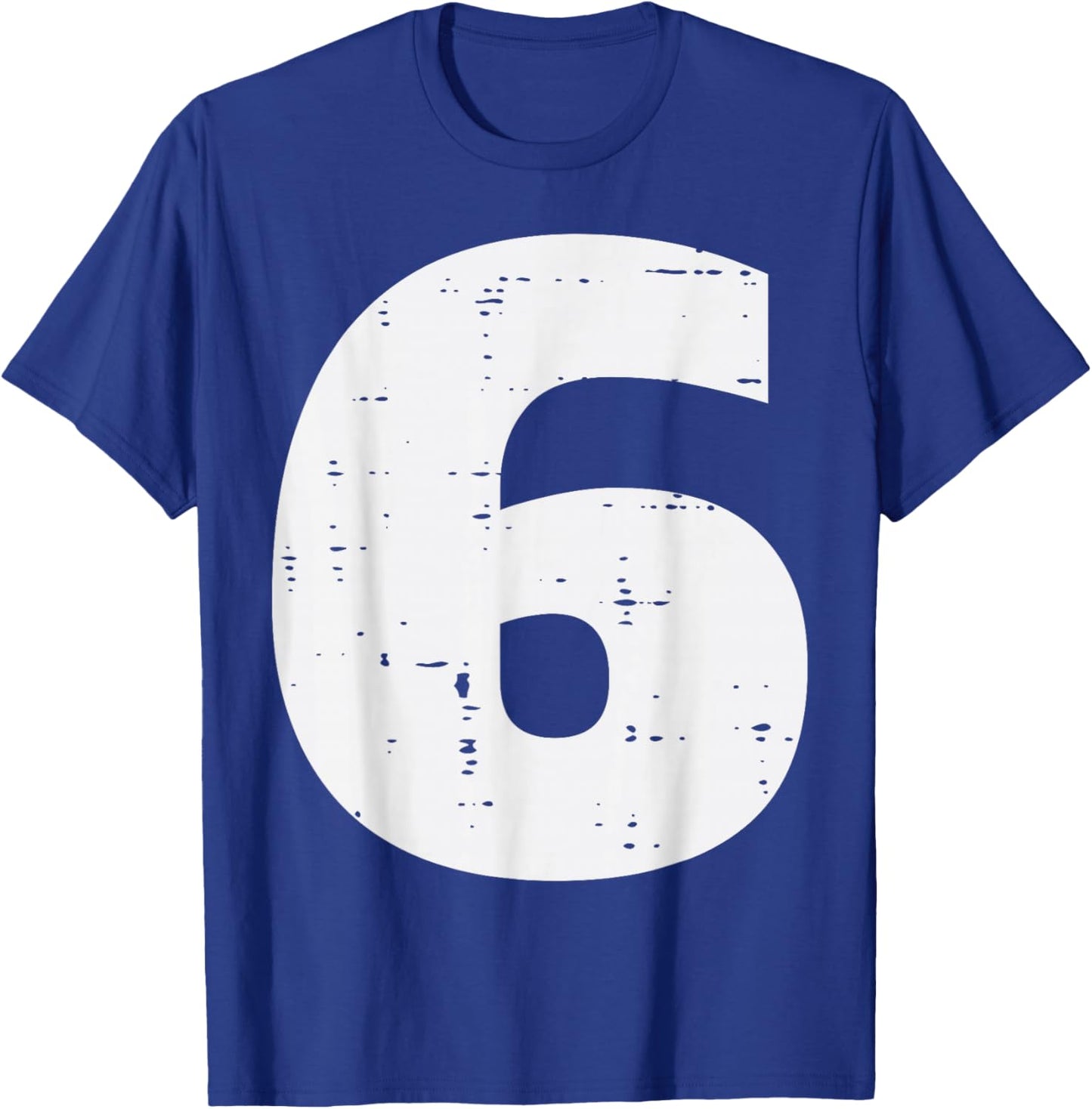 Number 6 Matching 67 Meme Halloween 6th Birthday Kids Boys T-Shirt - T-Shirt | Royal