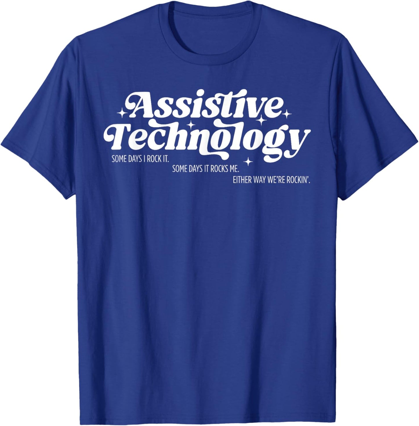 Assistive Technology at Team Neurodiversity Teacher SPED T-Shirt - T-Shirt | Royal