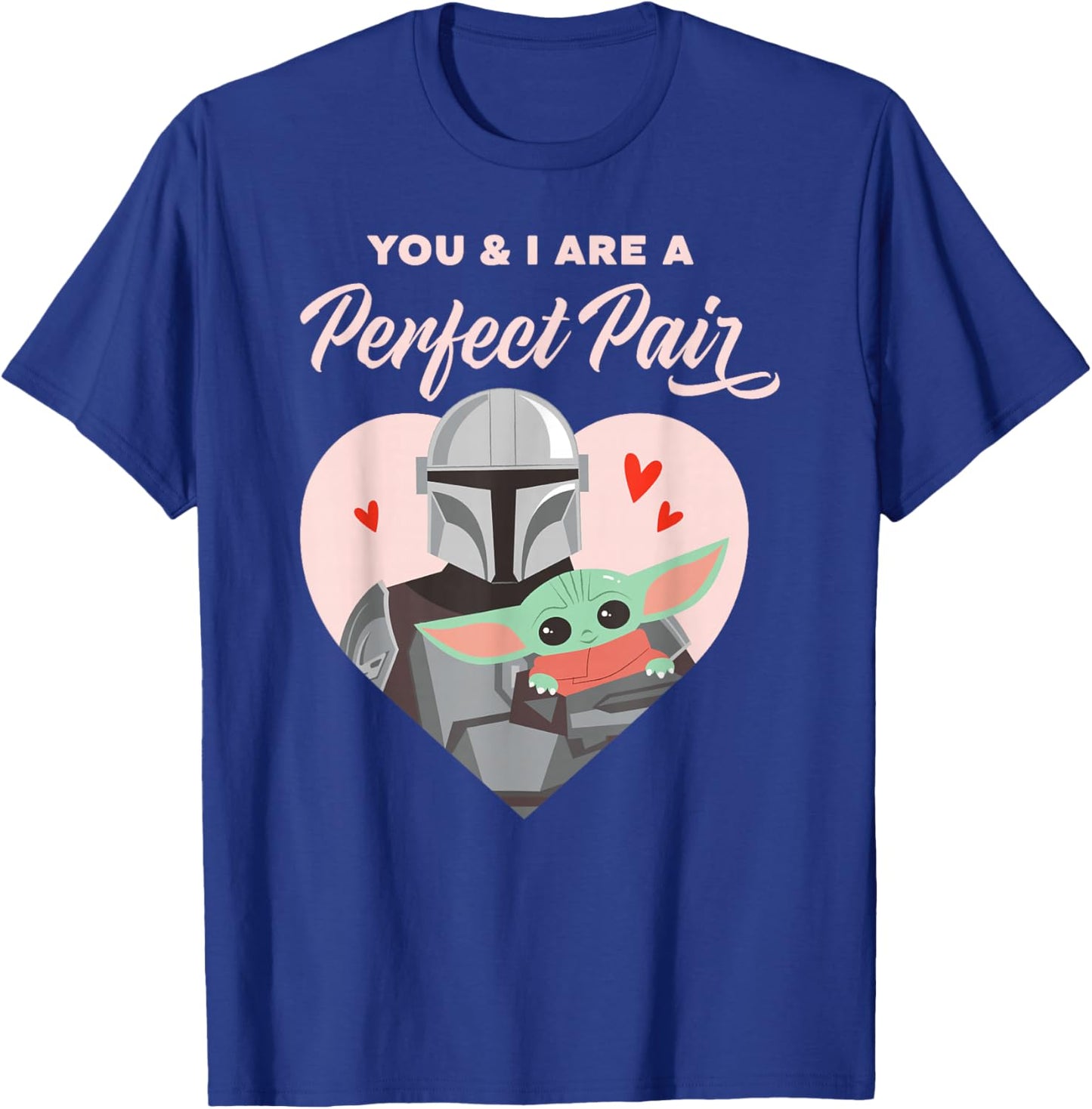 Star Wars The Mandalorian Valentine's Day Perfect Pair T-Shirt - T-Shirt | Royal