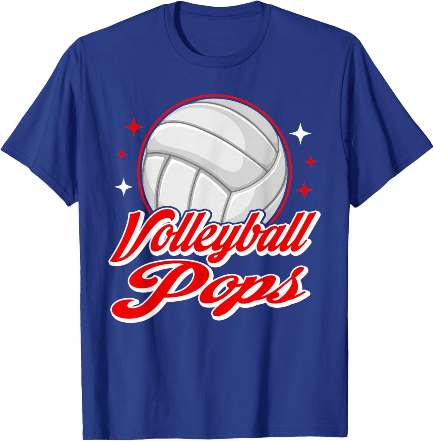 Volleyball Pops Sport Volleyball Player T-Shirt - T-Shirt | Royal