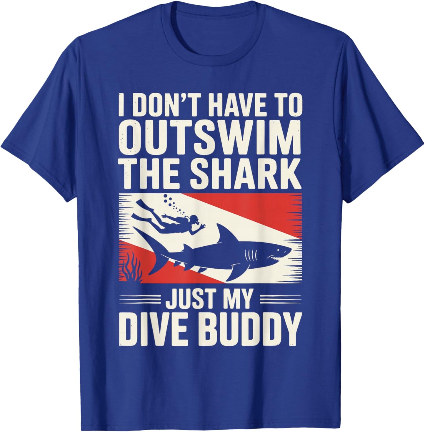 Funny Scuba Diving Art Women Scuba Dive Scuba Diver T-Shirt - T-Shirt | Royal