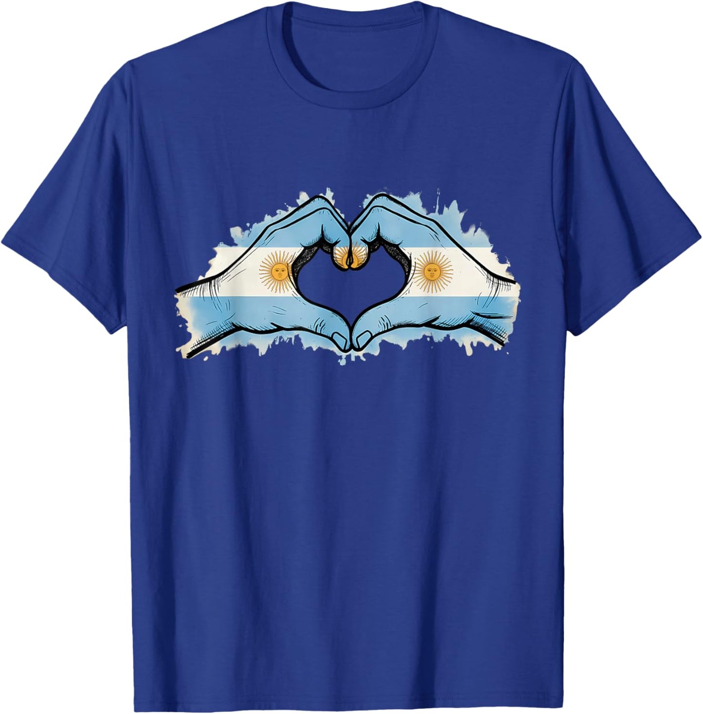 Argentina Pride Argentinian Flag T-Shirt - T-Shirt | Royal