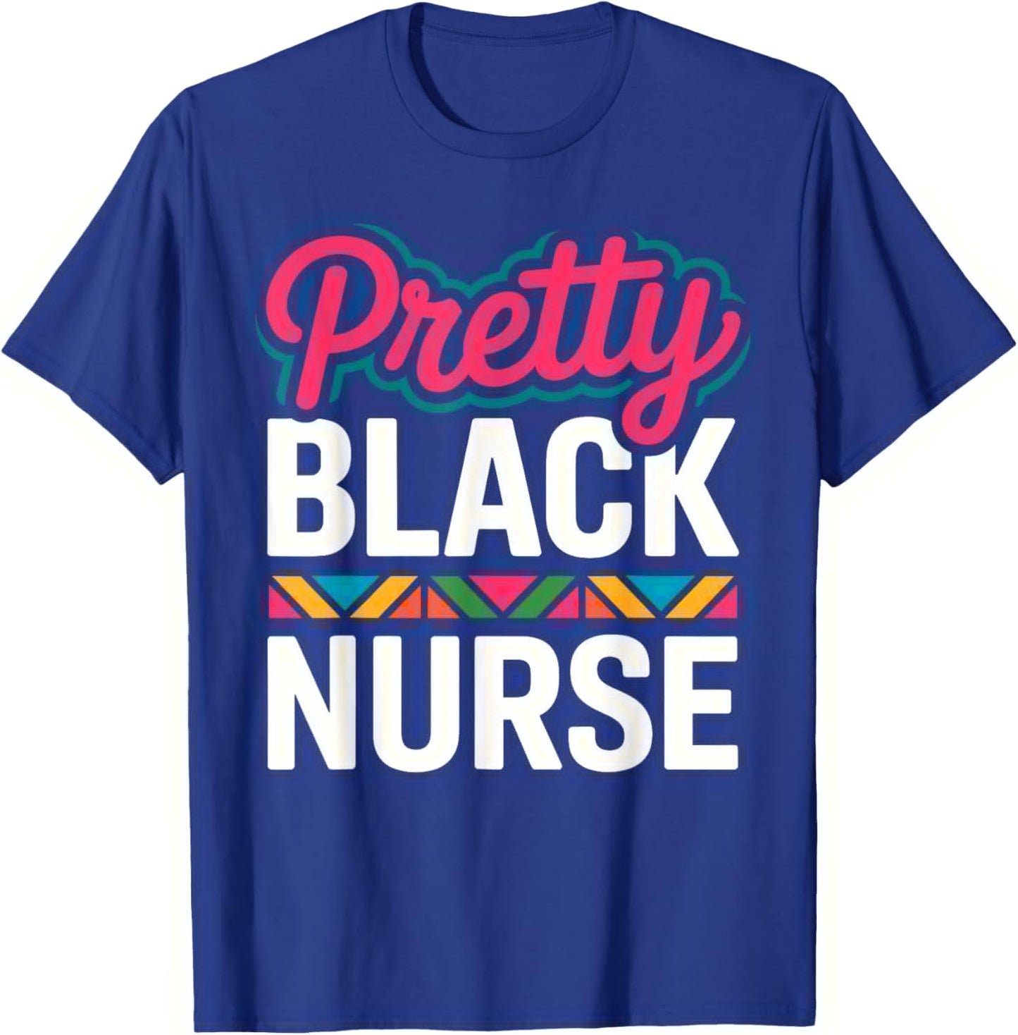 Black Nurse Melanin Woman Black History Month Nursing T-Shirt - T-Shirt | Royal