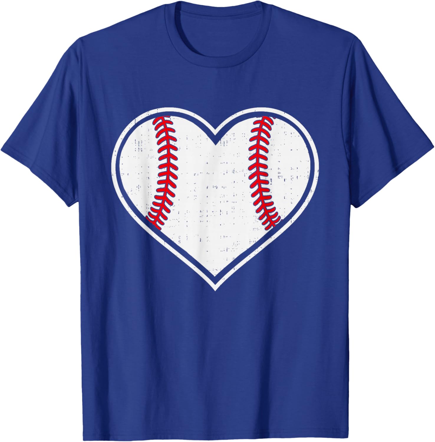 Baseball Heart Love Sport Valentines Day Men Women Boys Kids T-Shirt - T-Shirt | Royal