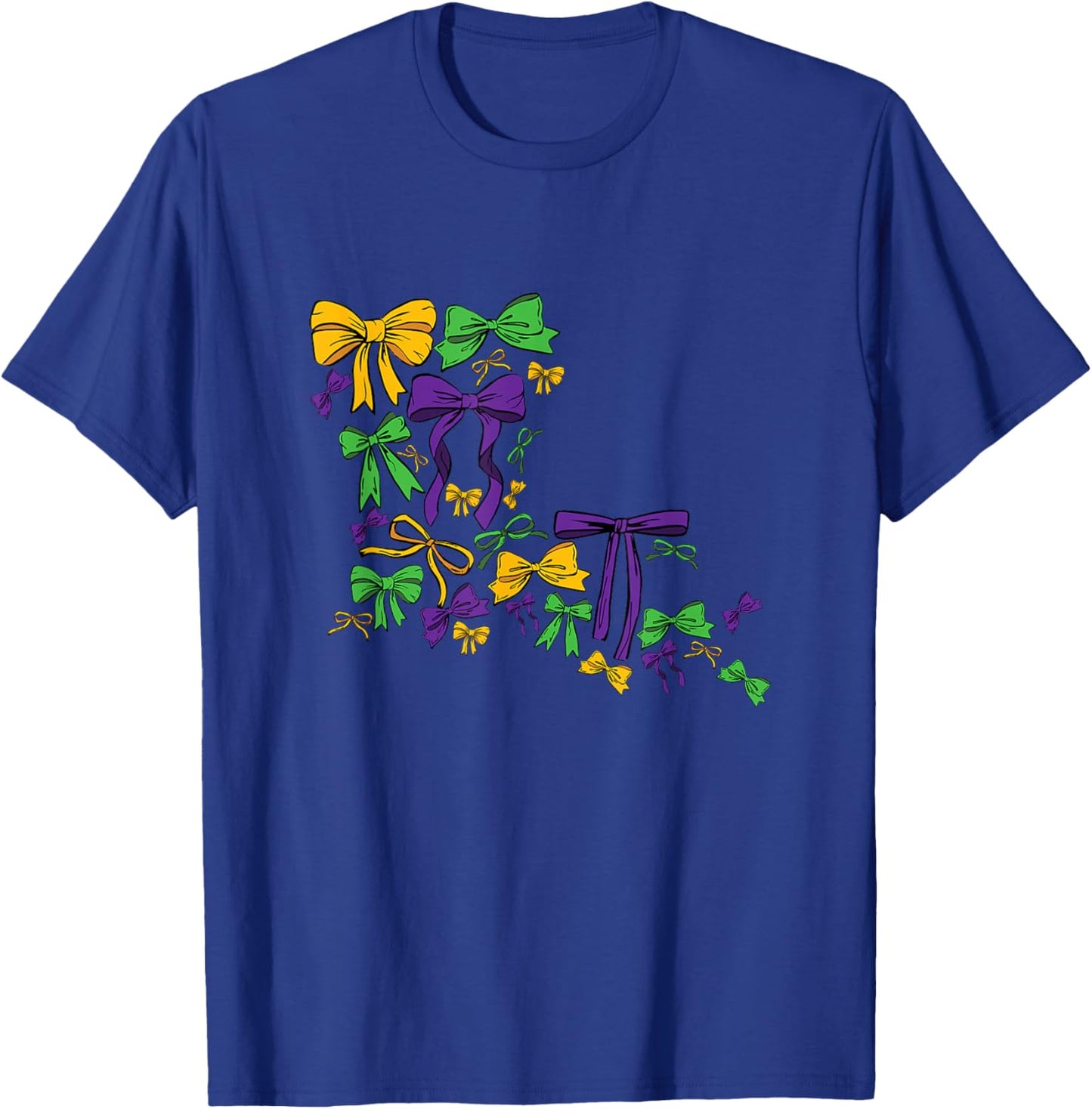 Coquette Mardi Gras New Orleans Louisiana Map Parade Costume T-Shirt - T-Shirt | Royal