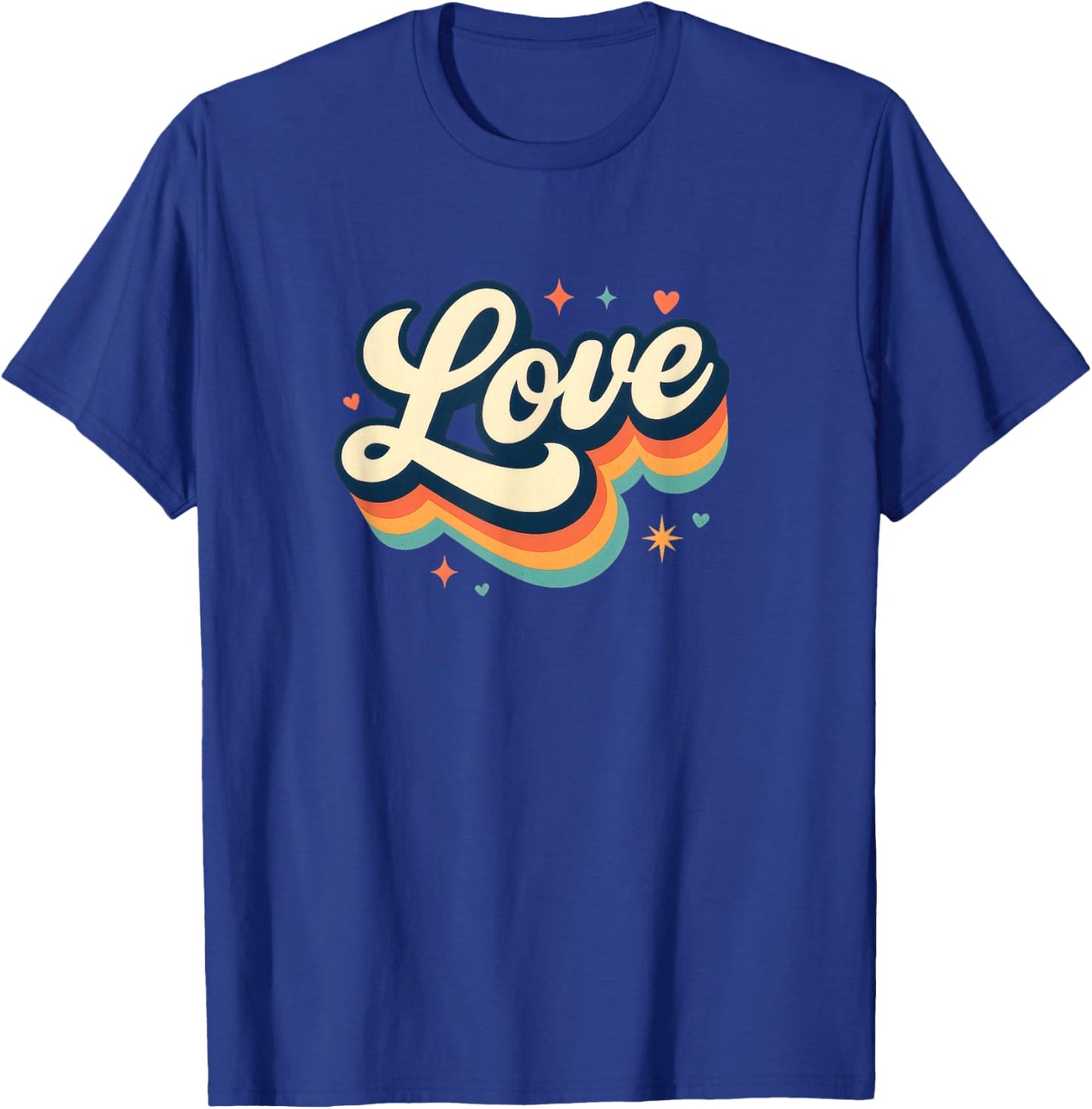 Retro Love T-Shirt - T-Shirt | Royal