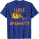 Spaghetti Art Women Pasta Lover Meatballs Spaghetti T-Shirt - T-Shirt | Royal