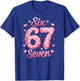 Funny Six Seven 6 7 Valentines Day Boys Girls Kids 67 Meme T-Shirt - T-Shirt | Royal