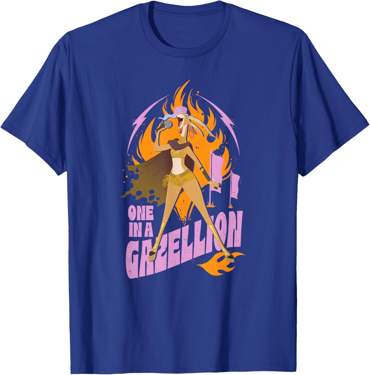 Disney Zootopia 2 One in A Gazellion Gazelle Distressed T-Shirt - T-Shirt | Royal