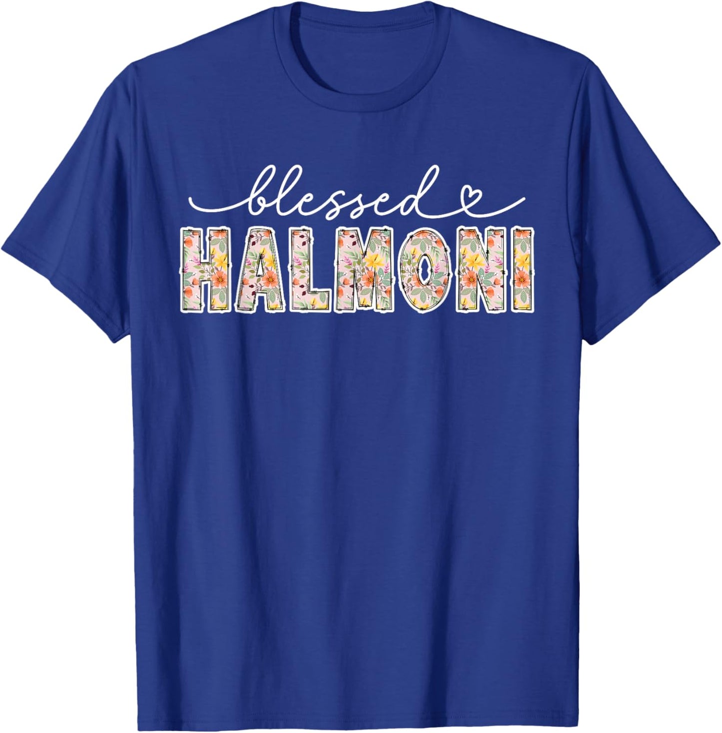 Blessed Halmoni Grandma Halmoni Grandmother T-Shirt - T-Shirt | Royal