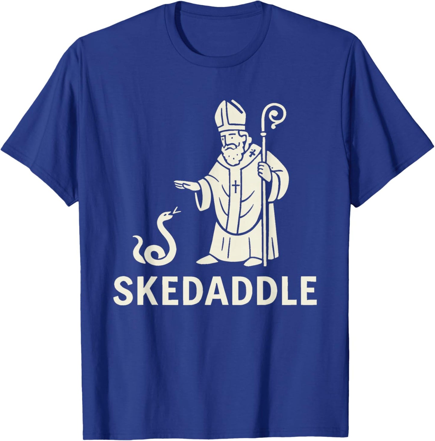 Funny Saint Patricks Day Irish Skedaddle T-Shirt - T-Shirt | Royal