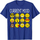 Point to Current Mood Emoticon Happy Emotion Faces Kids Boys T-Shirt - T-Shirt | Royal