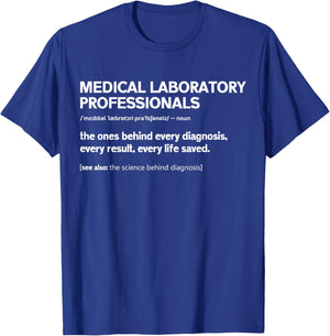 Medical Laboratory Professionals Definition Lab Week 2026 T-Shirt - T-Shirt | Royal
