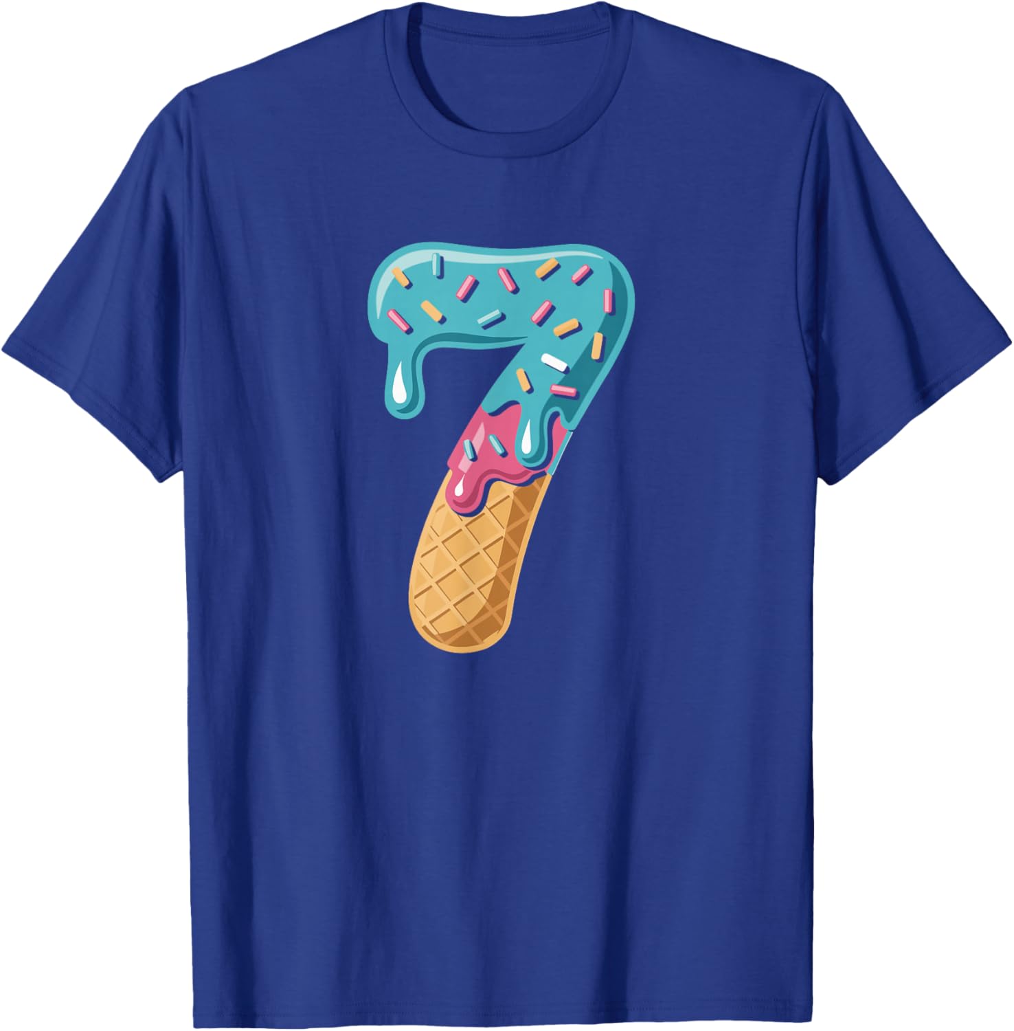 67 Ice Cream Drip Meme Funny Six Seven Matching Partner 2of2 T-Shirt - T-Shirt | Royal