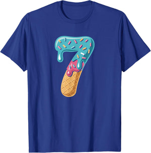 67 Ice Cream Drip Meme Funny Six Seven Matching Partner 2of2 T-Shirt - T-Shirt | Royal