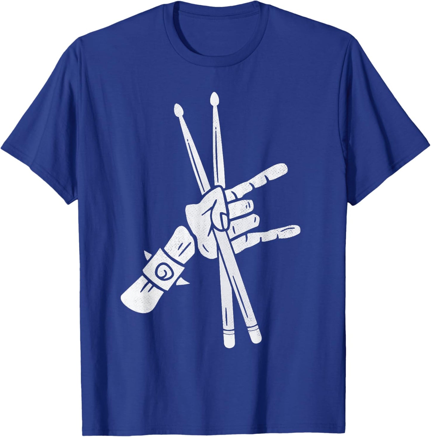 Drums Drummers Men Boys Drummer T-Shirt - T-Shirt | Royal