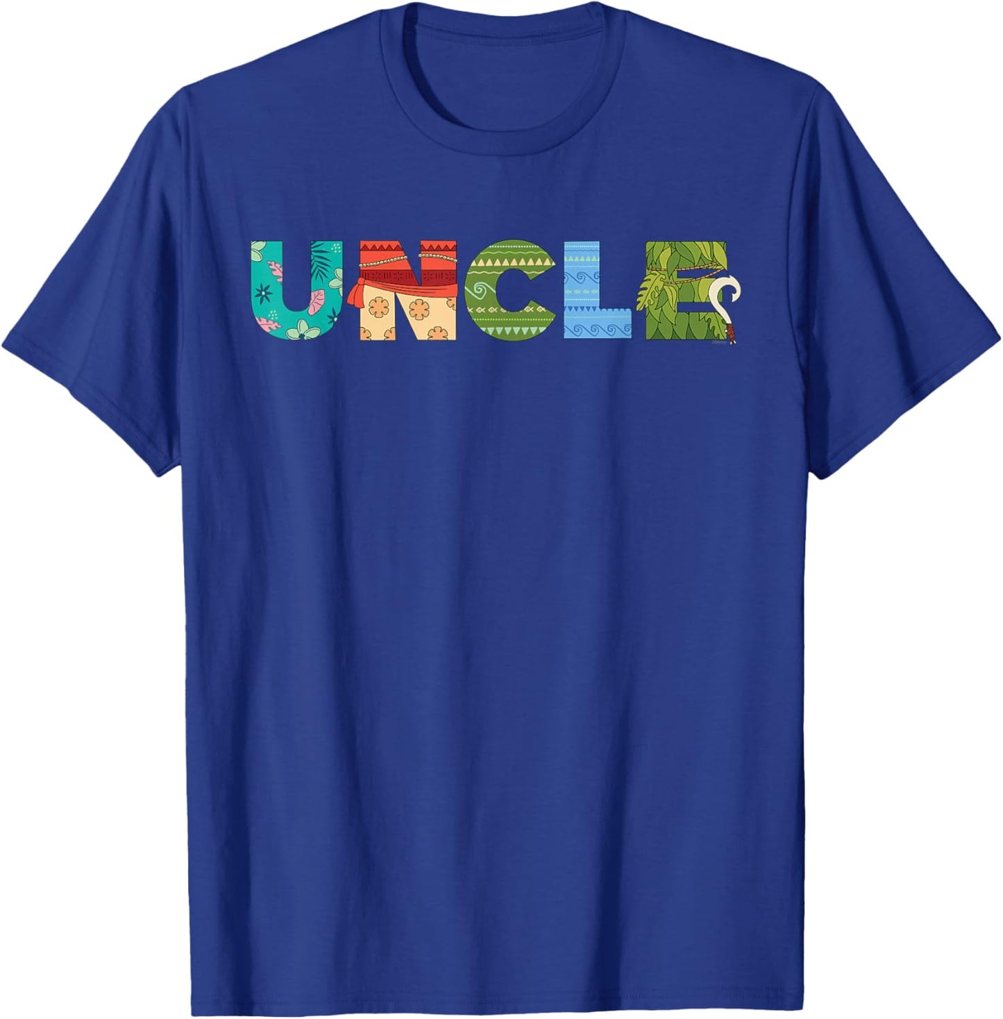 Disney Moana Letters Uncle Birthday Gift Family Disney Trip T-Shirt - T-Shirt | Royal