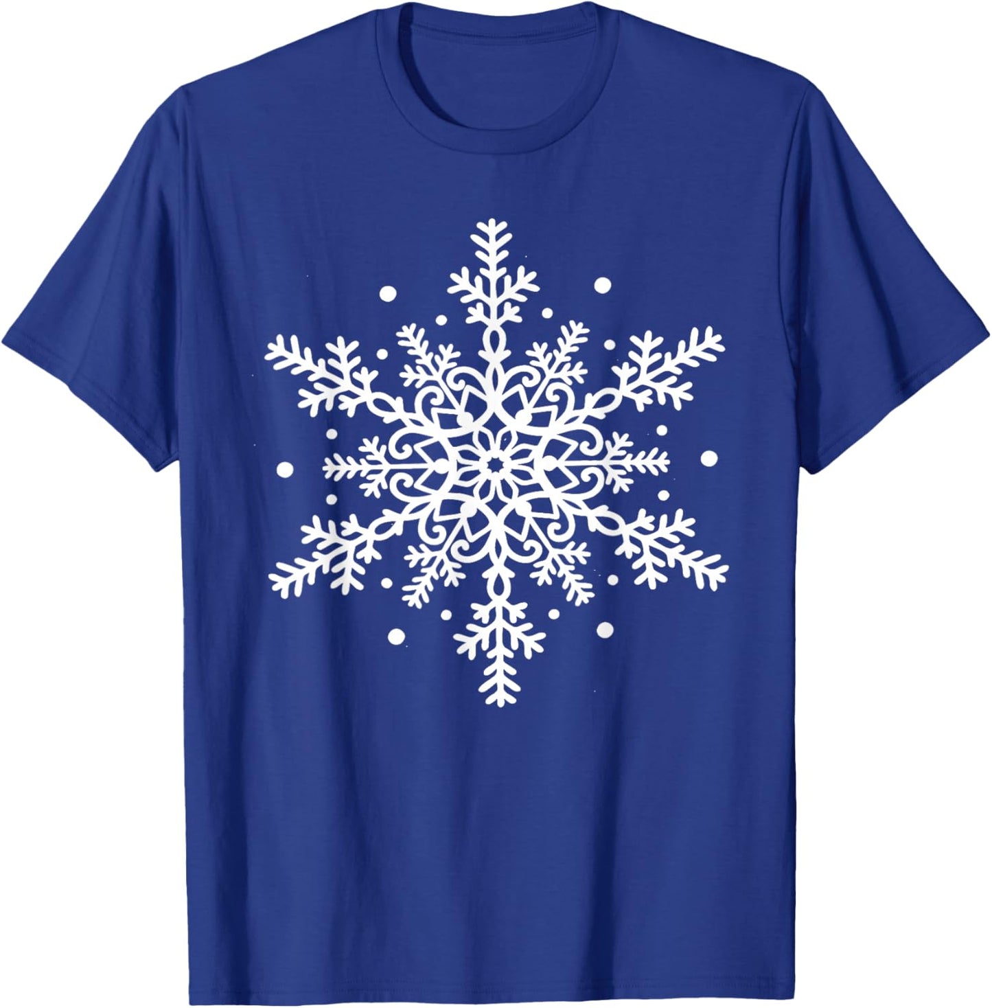 Winter Christmas Snowflake Matching Cozy Family Outfits T-Shirt - T-Shirt | Royal