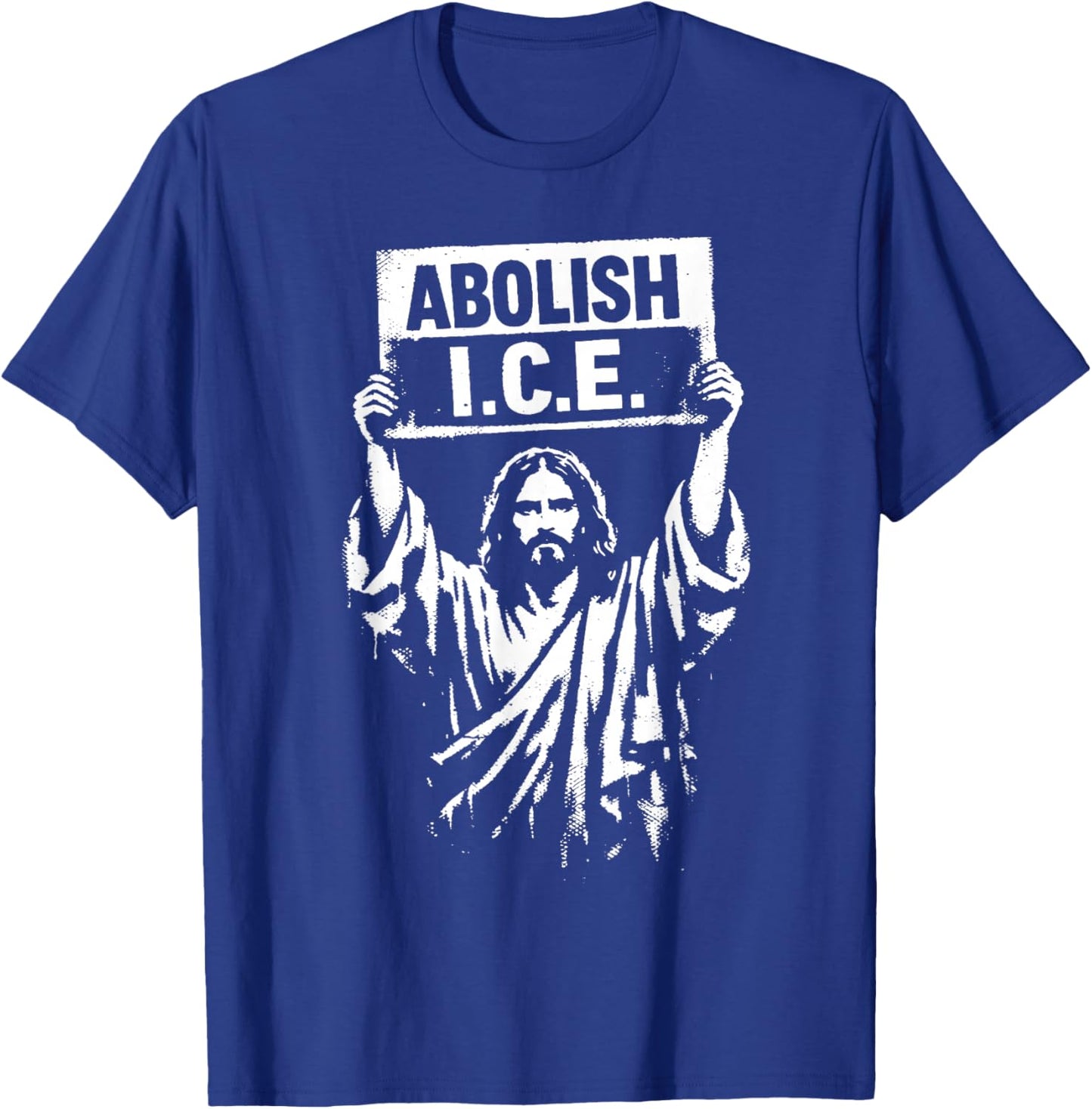 Retro Abolish ICE Jesus ICE Women T-Shirt - T-Shirt | Royal