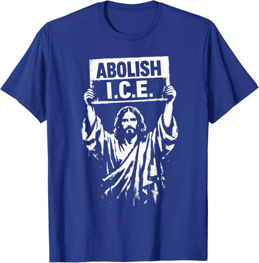 Retro Abolish ICE Jesus ICE Women T-Shirt - T-Shirt | Royal
