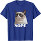 Cat Nope T-Shirt - T-Shirt | Royal