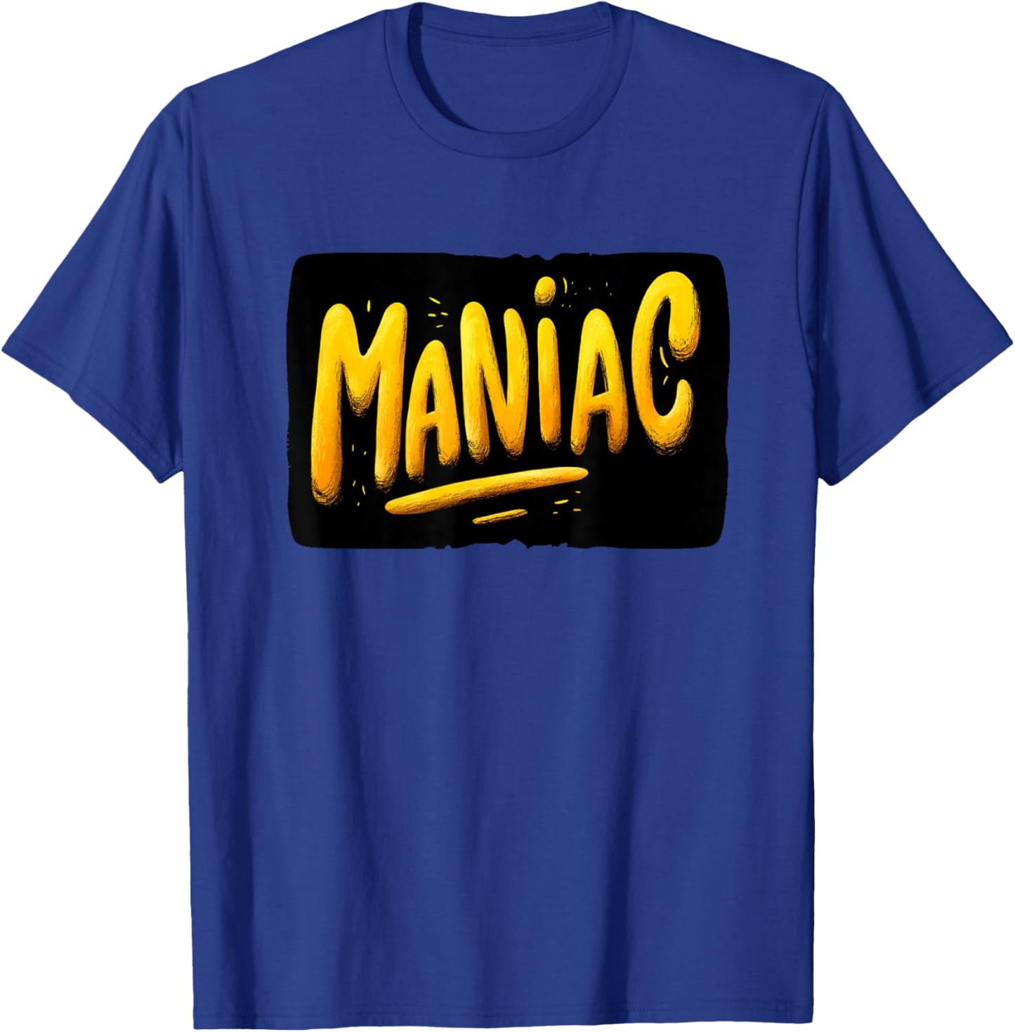 Awesome Maniac Graphic Costume T-Shirt - T-Shirt | Royal