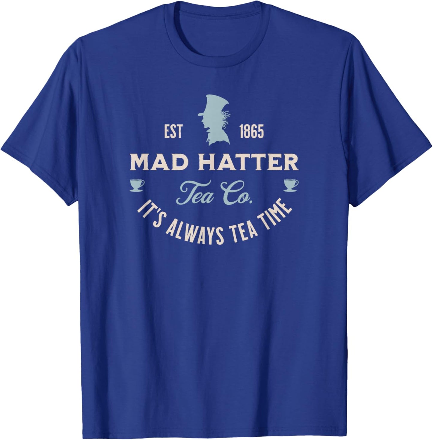 Mad Hatter Alice in Wonderland Book Lover T-Shirt - T-Shirt | Royal