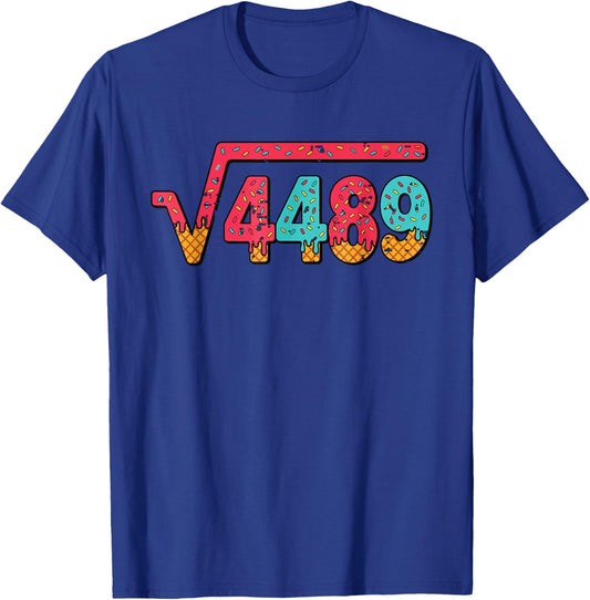 Square Root 4489 Slang Math Teacher Six Seven 6 7 Meme 67 T-Shirt - T-Shirt | Royal