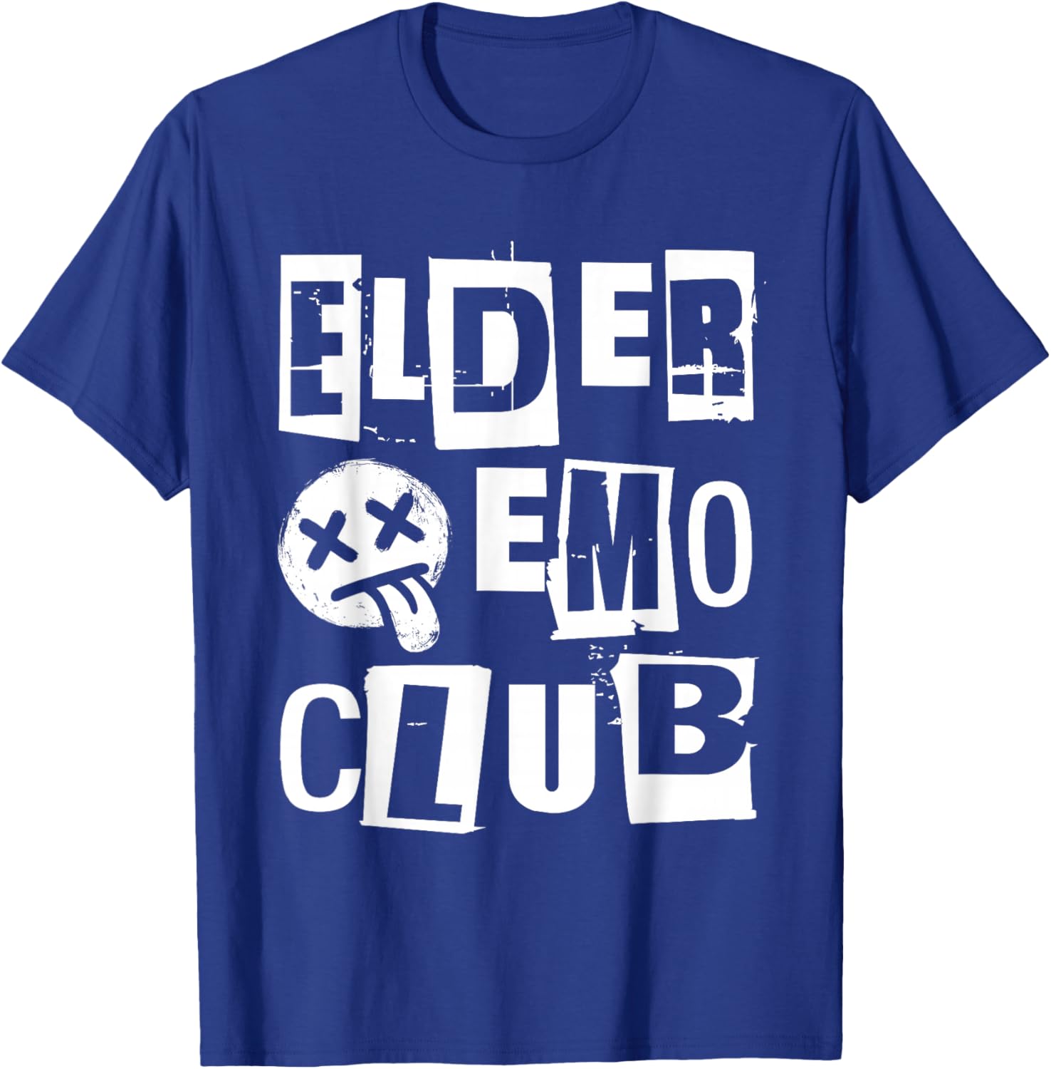 Emo Rock Elder Emo Club y2k 2000s Ska Pop Punk Band Music T-Shirt - T-Shirt | Royal