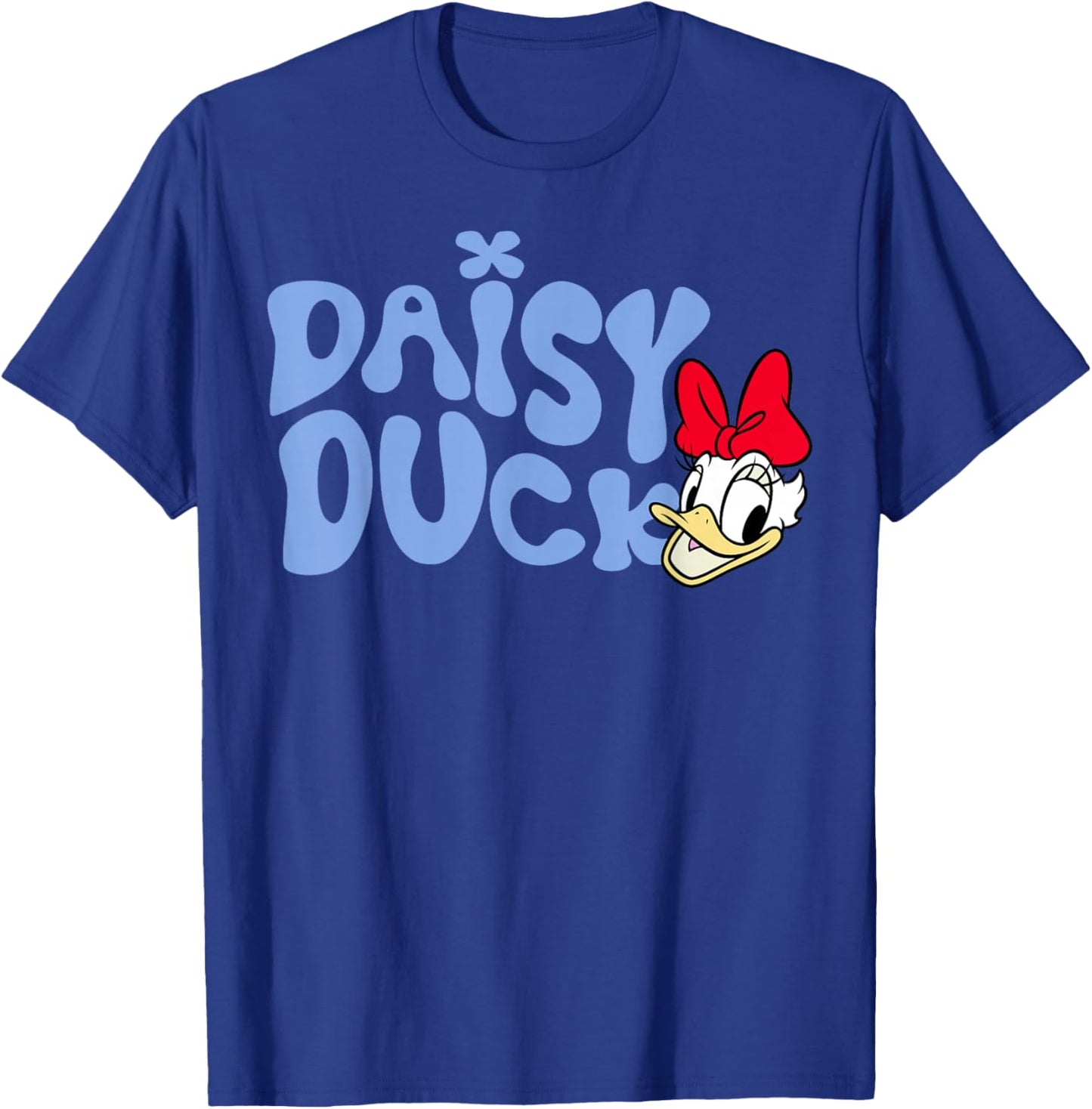 Disney Mickey and Friends Daisy Duck Classic Vintage Art T-Shirt - T-Shirt | Royal