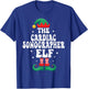 The Cardiac Sonographer Elf Funny Christmas T-Shirt - T-Shirt | Royal