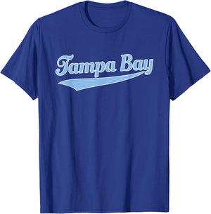 Tampa Bay - Throwback Design - Classic T-Shirt - T-Shirt | Royal
