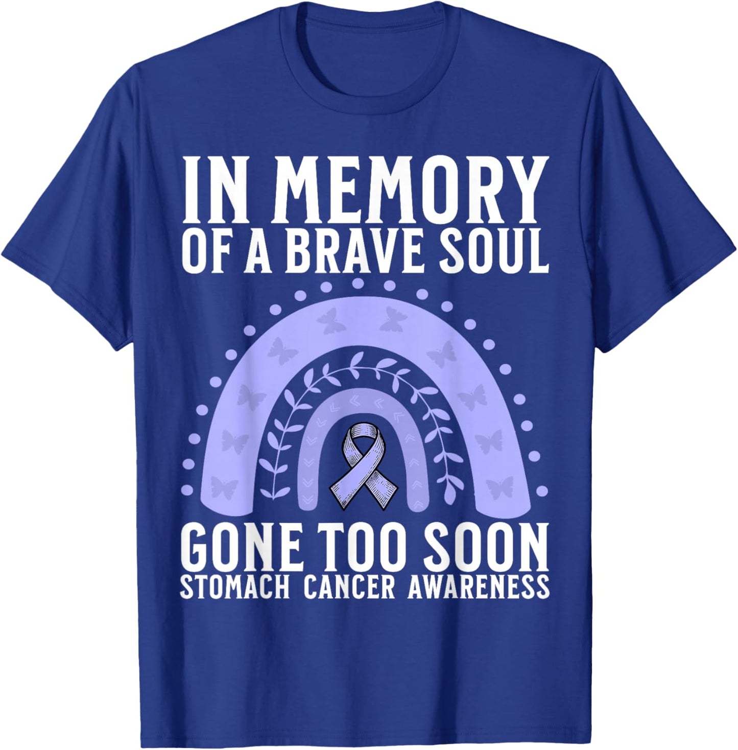 Support Stomach Cancer Awareness Lost Memory Products Gifts T-Shirt - T-Shirt | Royal