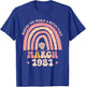 Turning 45 Retro March 1981 45th Birthday for Girl Women T-Shirt - T-Shirt | Royal