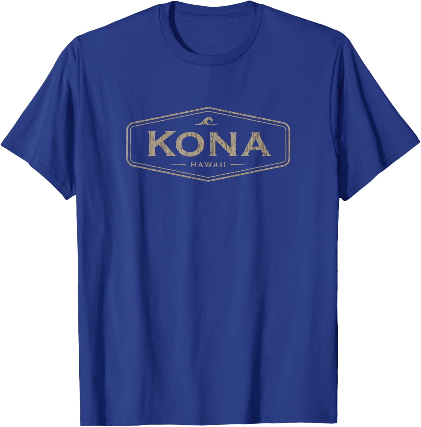 Kailua-Kona Hawaii Waves Girls Boys Souvenir T-Shirt - T-Shirt | Royal