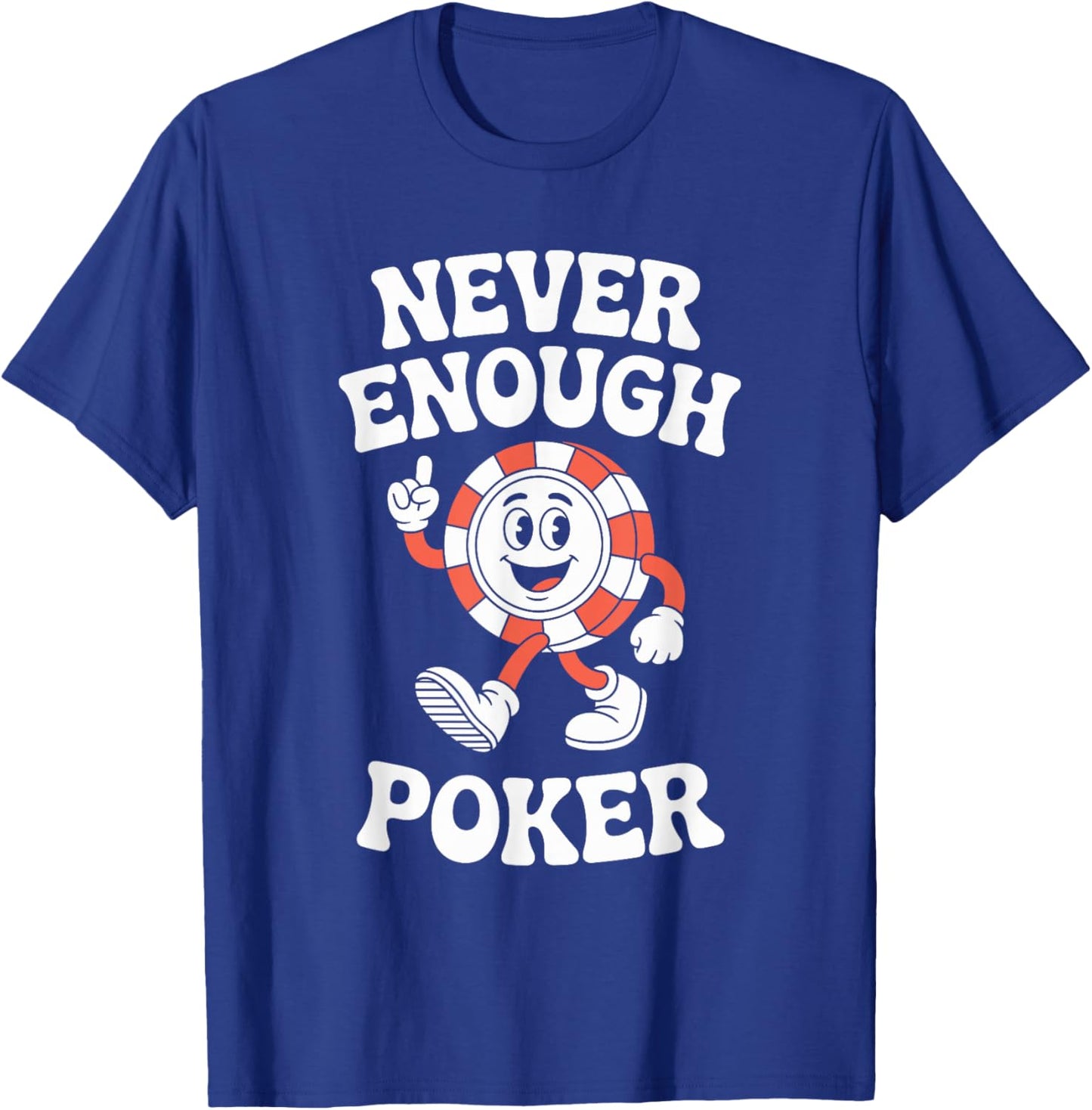 Funny Poker Retro T-Shirt - T-Shirt | Royal