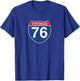 76 Vintage 50th Birthday Gift Ideas 1976 Road Sign T-Shirt - T-Shirt | Royal