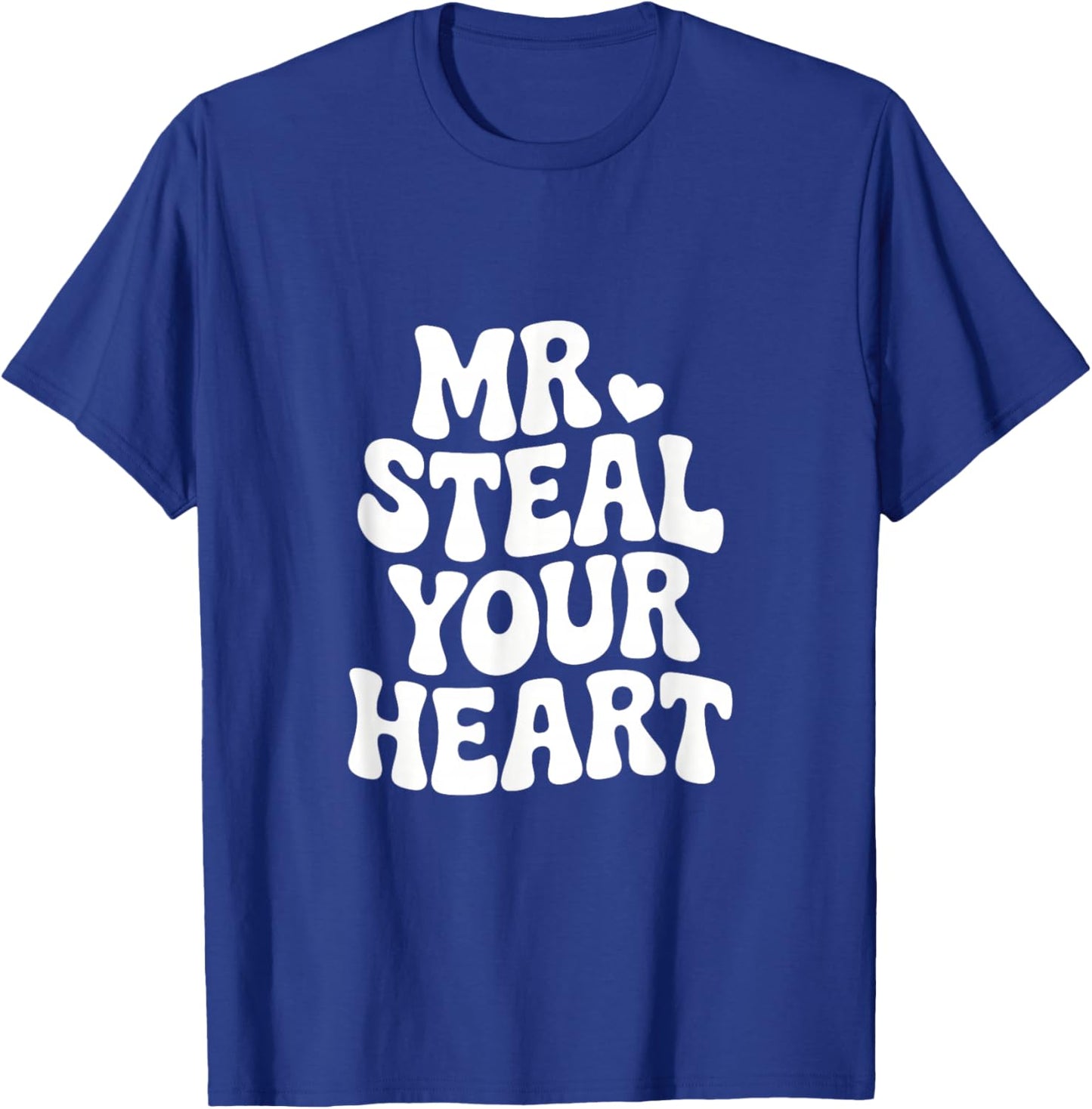 Mr Steal Your Heart Valentine's Day Boys Toddler Kids T-Shirt - T-Shirt | Royal