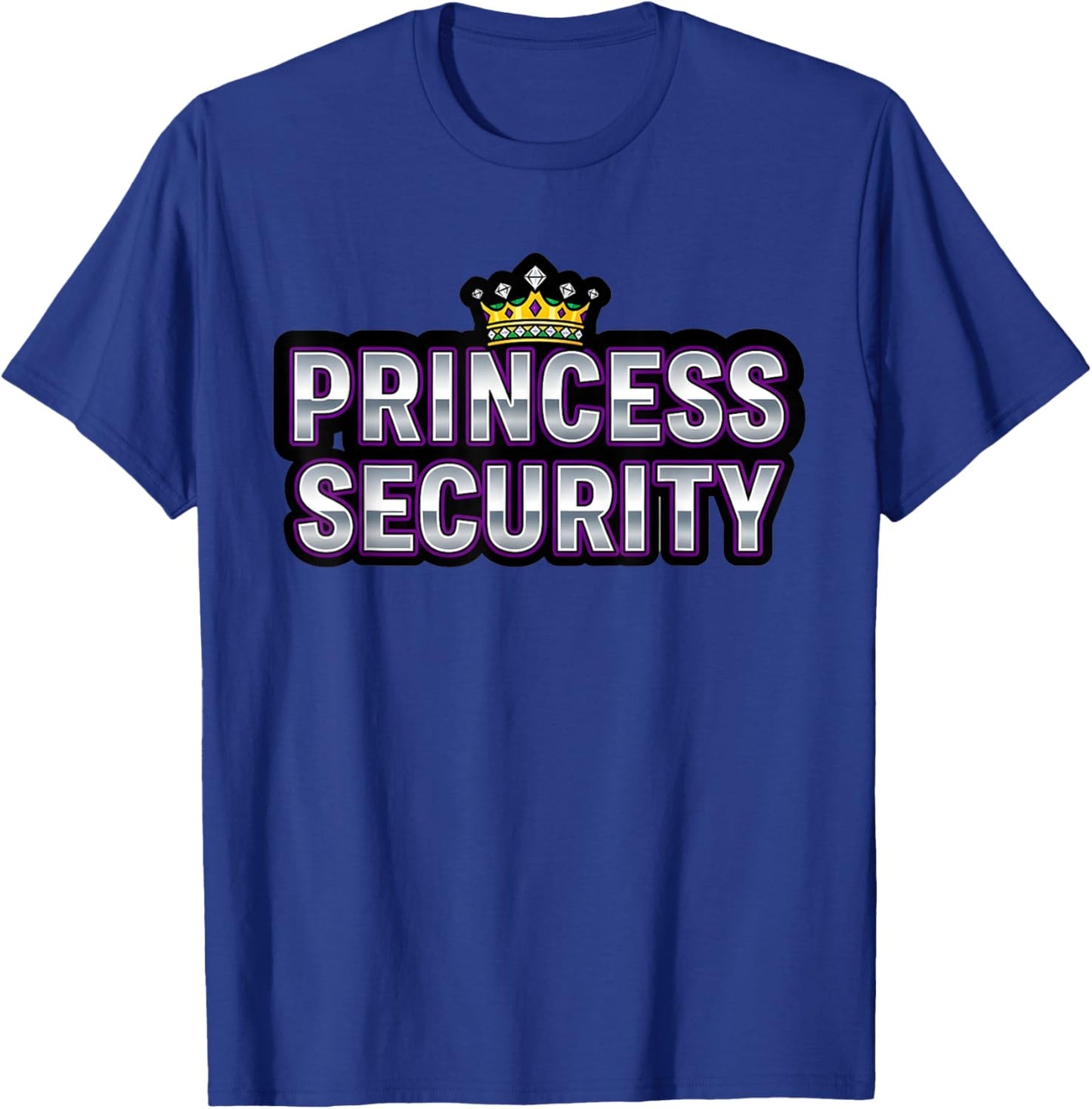 Princess Security Birthday Girls Cute Royal Matching T-Shirt - T-Shirt | Royal
