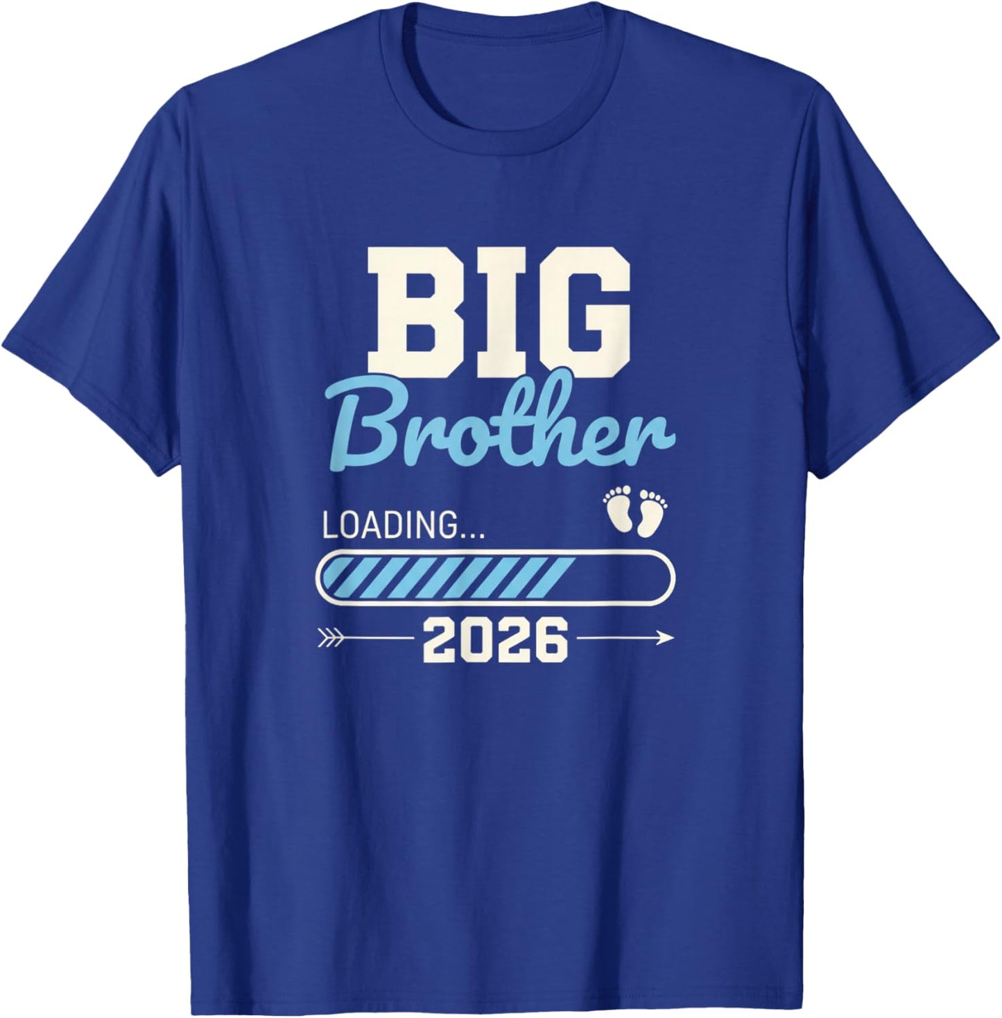 Big Brother Loading 2026 Pregnancy Announcement Kids Sibling T-Shirt - T-Shirt | Royal