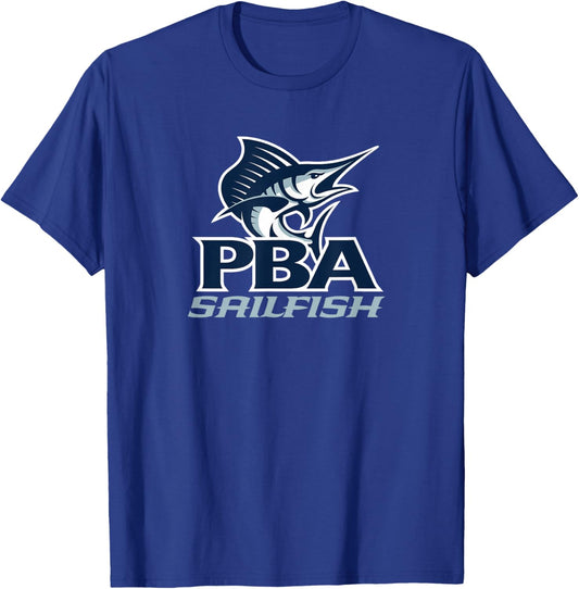 Palm Beach Atlantic University Sailfish Primary Logo T-Shirt - T-Shirt | Royal