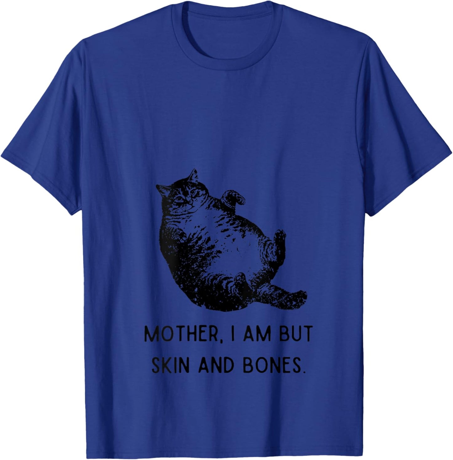 Cat Mother I Am But Skin and Bones V-Neck T-Shirt - T-Shirt | Royal