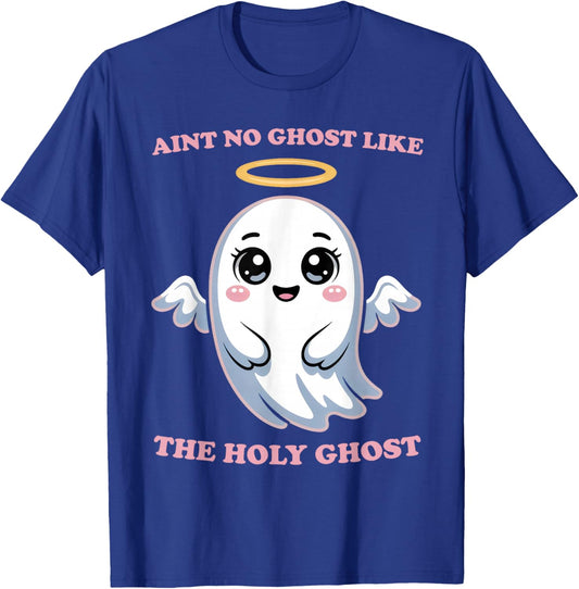 Halloween Ain't No Ghost Like The Holy Ghost Angel Women T-Shirt - T-Shirt | Royal