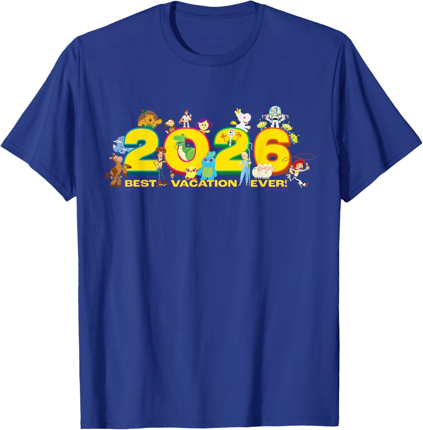 Disney and Pixar’s Toy Story Trip Best Vacation Ever 2026 T-Shirt - T-Shirt | Royal