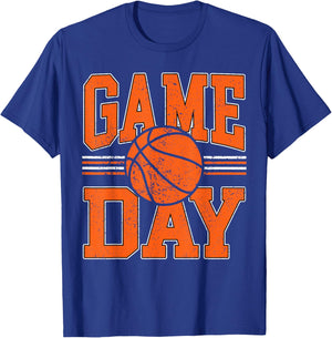 Game Day Basketball Funny Basketball Men Women Kids T-Shirt - T-Shirt | Royal