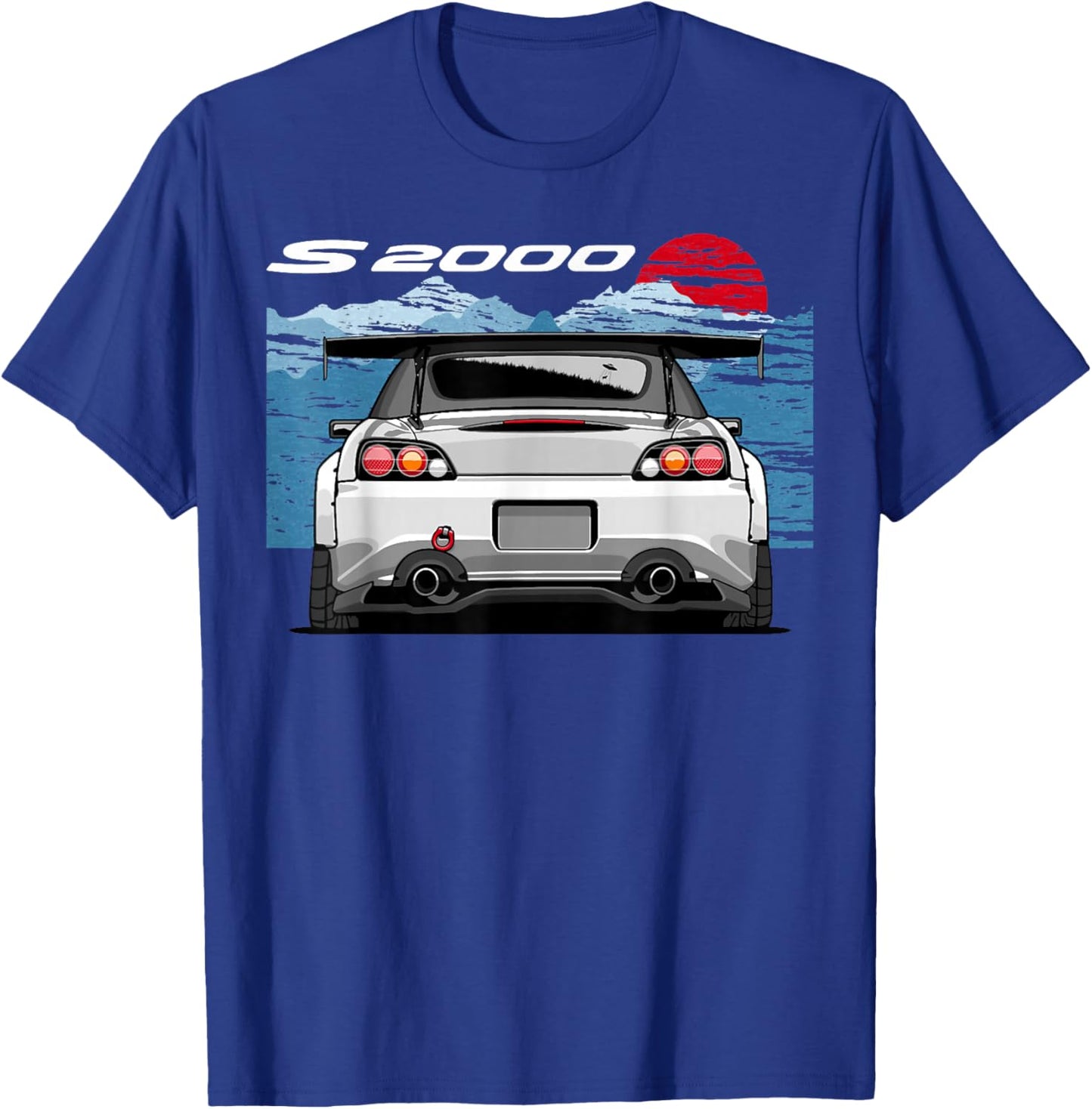 S2000 White JDM Graphic Retro Tuner Car Drift Racing T-Shirt - T-Shirt | Royal