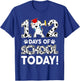 Happy 102 Days School 100 Days Cute Dog Lover Teacher Kids T-Shirt - T-Shirt | Royal