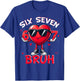 Funny Six Seven 6 7 Meme Gen Alpha Slang 6 7 Valentines Day T-Shirt - T-Shirt | Royal