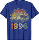 Awesome Since January 1996 Vintage Retro 30th Birthday Men T-Shirt - T-Shirt | Royal